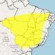 Ar seco predomina grande parte das regiões brasileiras nesta segunda-feira, deixando em estado de alerta amarelo