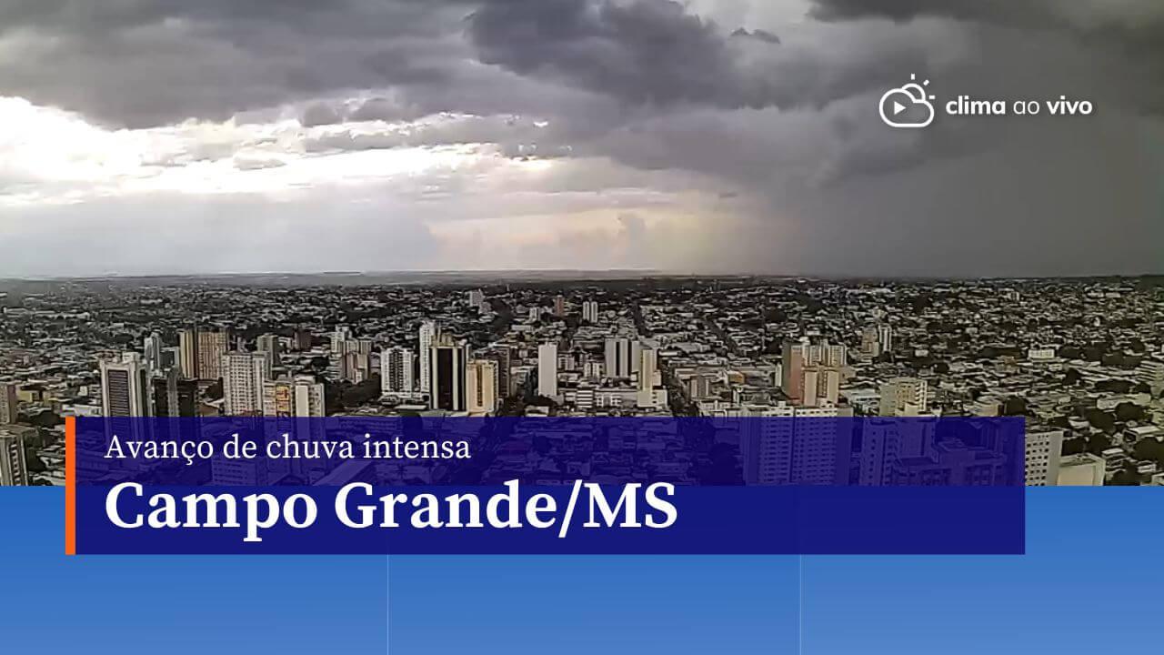 Avanço de chuva intensa em Campo Grande/MS - 27/02/24