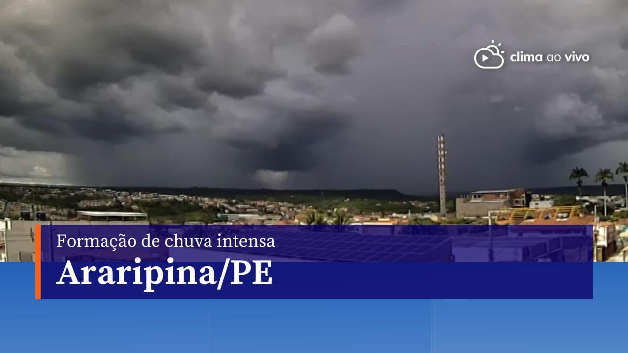 Formação de chuva intensa em Araripina/PE - 02/04/24
