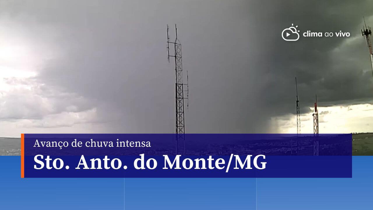 Avanço de chuva intensa em Santo Antônio do Monte/MG - 02/04/24